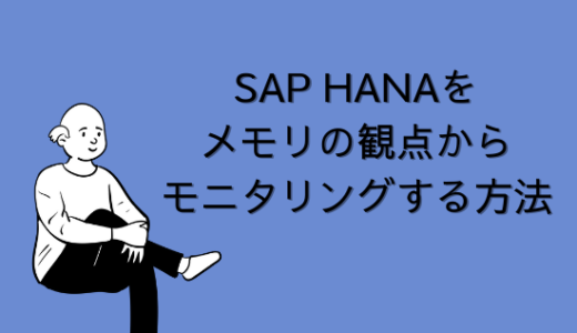 【SAP】HANA DBをメモリの観点からモニタリングする【basis】
